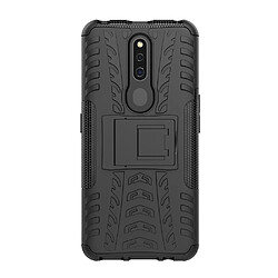 Wewoo Coque Renforcée de protection antichoc PC + TPU pour OPPO F11 Pro avec support Noir