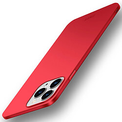 Mofi Coque en TPU finition givrée rouge pour votre Apple iPhone 13 Pro Max 6.7 pouces