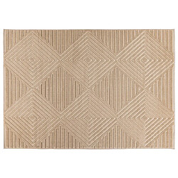 Lisa Design Rio - tapis rectangulaire motif géométrique - intérieur et extérieur - beige