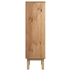 Acheter vidaXL Armoire à chaussures OTTA et 3 tiroirs Marron et gris Bois pin