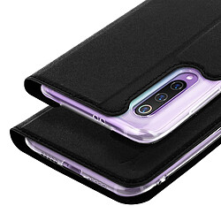 Housse Xiaomi Mi 9 Étui Porte-carte Silicone Support Stand Akashi Noir pas cher