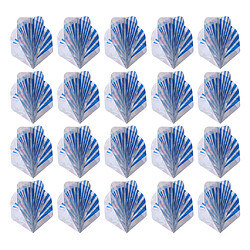 20pcs professionnels dart vols en plastique queue aile protecteurs de fléchettes type b