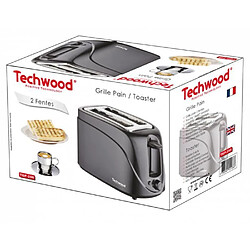 Acheter Techwood Cafetière Machine à café Electrique Isotherme NOIRE 1.5L 900W + Grille-pain NOIR 2 Fentes 700W pas cher