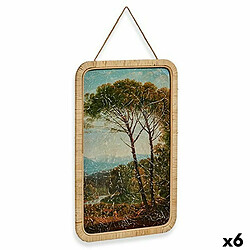 Gift Decor Toile Arbre 2 x 60 x 40 cm (6 Unités)