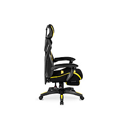 Avis Vivaldi Fauteuil Pivotant MAXIMO Noir/Jaune