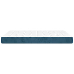 Acheter Maison Chic Matelas de lit à ressorts ensachés, Matelas doux Bleu foncé 140x190x20 cm -GKD83279