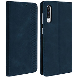 Avizar Housse Samsung Galaxy A50 Etui Coque Porte-cartes Support - Bleu nuit