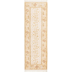 Vidal Tapis de couloir en laine 254x81 brun Darya