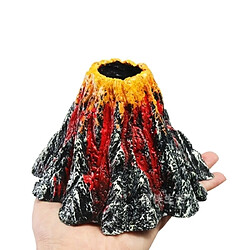 Wewoo Décoration aquarium Artificielle Arbre Plante Herbe Fish Tank Volcan Paysage, Creative Rockery Résine Ornements Pompe À Air, Taille: S, 8.5 * 5.5 * 2.0 cm