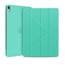 Wewoo Housse Étui Coque en cuir PU magnétique ultra-mince avec rabat horizontal pour iPad Pro 11 pouces 2018avec fonction Veille / Réveil Vert menthe