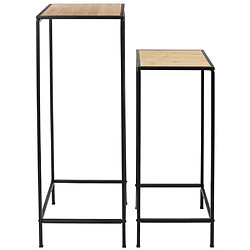 Acheter The Home Deco Factory Sellette en métal et bambou Lot de 2.