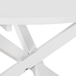 Avis Maison Chic Table de salle à manger,Table à dîner Blanc 120 x 75 cm MDF -GKD54198