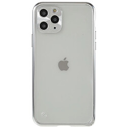 Coque en TPU + métal ultra-mince, mat, anti-chute pour votre iPhone 11 Pro Max 6.5 pouces - argent