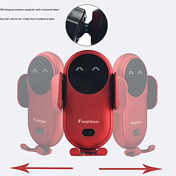 Avis Universal Chargeur sans fil de voiture Porte-téléphone Porte-détecteur infrarouge entièrement automatisé Chargeur sans fil de voiture Qi pour Samsung petit MI | Porte-téléphone