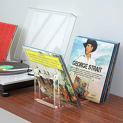 Universal Porte-disque en vinyle pour le stockage d'albums de bureau, porte-disque en vinyle acrylique pas cher