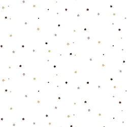 Noordwand Papier peint Mondo baby Little Stars Beige et blanc