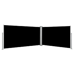 Maison Chic Auvent latéral rétractable de balcon | Store extérieur | Auvent solaire Noir 160 x 600 cm -GKD36499