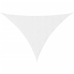 vidaXL Voile de parasol tissu oxford triangulaire 3x4x5 m blanc