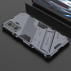 Coque en TPU anti-chocs avec béquille, bleu foncé pour votre Xiaomi Redmi K50 Gaming