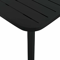 Maison Chic Table de jardin | Table d'extérieur anthracite 165x80x71 cm acier -GKD95191 pas cher