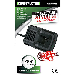 Chargeur rapide pour batterie 20V max Constructor