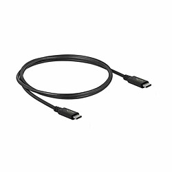 Câble USB C DELOCK 86979 Noir 80 cm