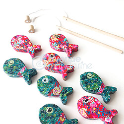 Avenue Mandarine Boîte créative Decopatch Fishing Game