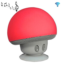 Wewoo Enceinte Bluetooth d'intérieur rouge En forme de champignon haut-parleur, avec support d'aspiration