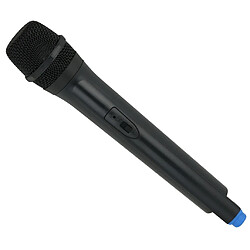 Accessoires de microphone sans fil en plastique classique faux jouet micro de poche bleu