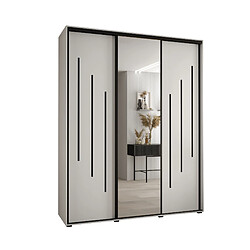 Abiks Meble Armoire DAVOS 9 À Portes Coulissantes 235,2/190/45 3 Portes