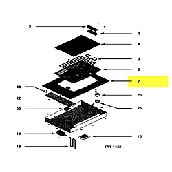 De Dietrich Dessus vitro-ceram plaque travail