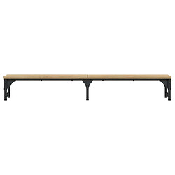 Avis vidaXL Support de moniteur chêne sonoma 105x23x15,5 cm bois ingénierie