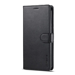 Etui en PU + TPU avec support et porte-cartes noir pour votre Apple iPhone 13 6.1 pouces