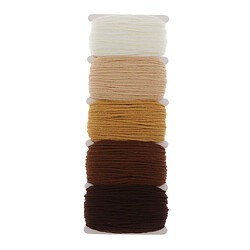 10Meter 1mm coton corde tressée Twisted Cord Ficelle pour Bracelet Khaki