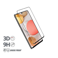 Crong 3D Armor Glass - Verre trempé 9H Full Glue pour tout l'écran du Samsung Galaxy A42 5G