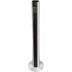 Syntrox Germany ventilateur colonne avec minuteur et fonction oscillation 50W noir gris