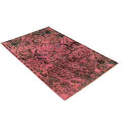 Vidal Tapis de couloir en laine 140x90 rose Vintage Royal