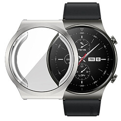 Coque en TPU Couverture Galvanoplastie argent pour votre Huawei Watch GT 2 Pro