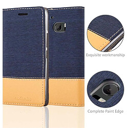 Cadorabo Coque HTC ONE M10 Etui en Bleu