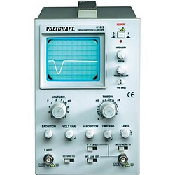 VOLTCRAFT® 610/2 Oscilloscope 1 Analogique à canaux bande passante 0 (DC) – 10 MHz