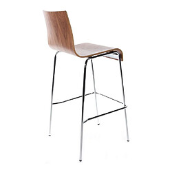 Kokoon Design Tabouret de bar empilable Cobe noyer