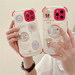 GUPBOO Étui pour iPhone11ProMax Creative Bow Stamp Niche Phone Case Drop Résistant