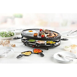 Appareil à raclette 8 personnes 1200w + gril - do9038g - DOMO pas cher