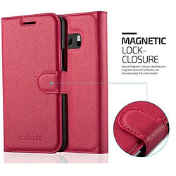 Cadorabo Coque HTC ONE M10 Etui en Rouge