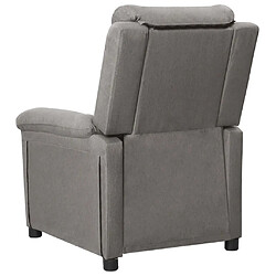 Acheter vidaXL Fauteuil inclinable électrique Gris clair Tissu