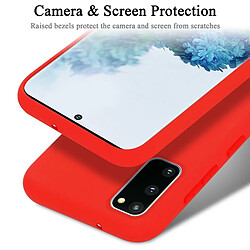 Cadorabo Coque Samsung Galaxy S20 FE Etui en Rouge pas cher