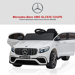 Avis Homcom Voiture véhicule électrique enfants 12 V 35 W V. max. 3 Km/h télécommande effets sonores + lumineux blanc Mercedes GLC AMG