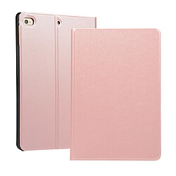 Wewoo Housse Étui Coque à rabat horizontal en cuir TPU Elastic Force pour iPad Mini 2019 et 4avec support or rose