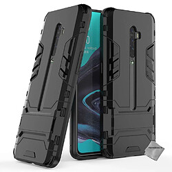 Htdmobiles Coque rigide anti choc pour Oppo Reno 2 + verre trempe - NOIR