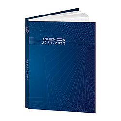 Bouchut-Grandremy Agenda Bouchut Techno - année scolaire 2021/2022 - 12,5 x 17,5 cm - bleu marine